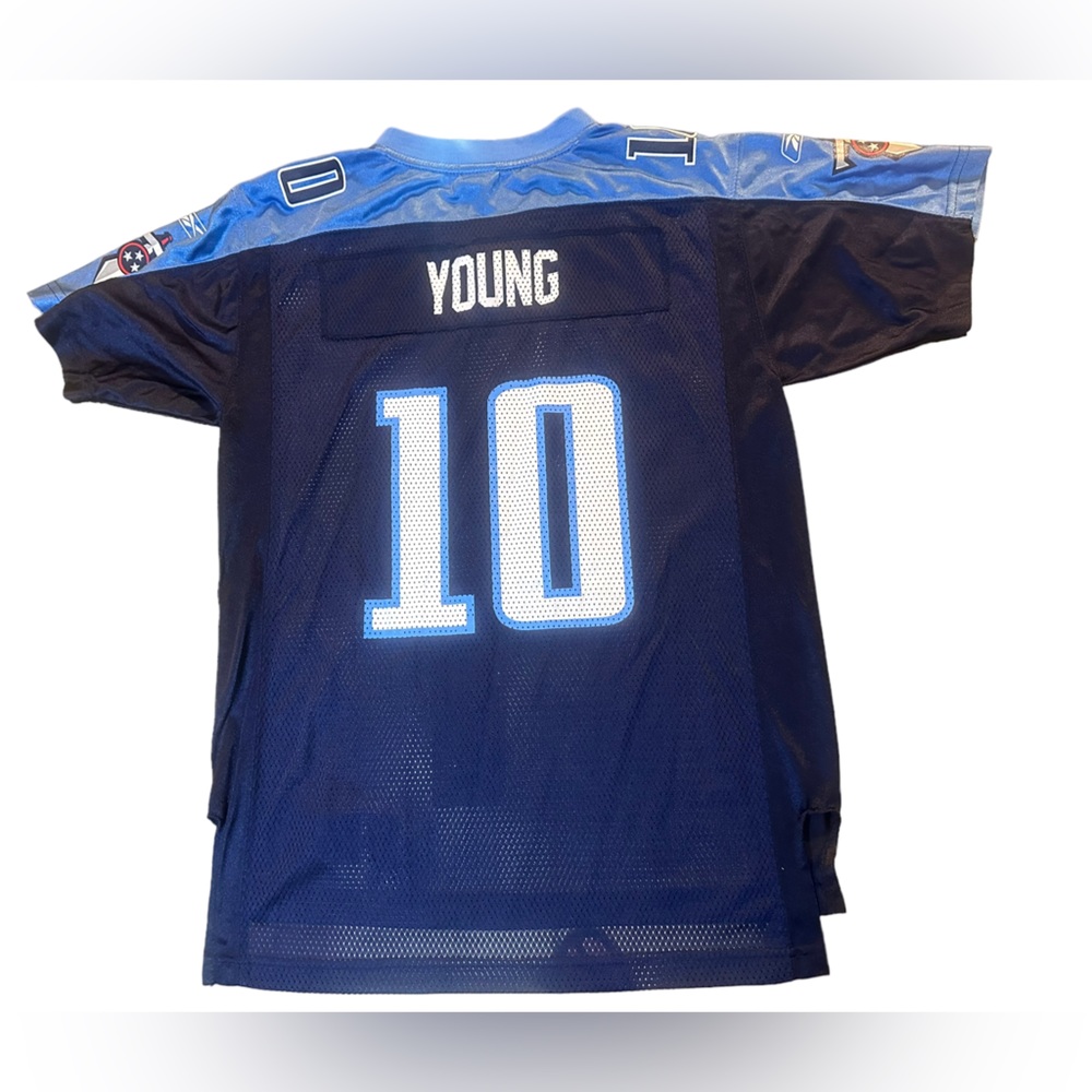 Tennessee Titans Reebok NFL‎ Vince Young #10 Jersey Youth boys XL 18-20 - Picture 2 of 7